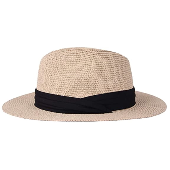 Beach Hats for Women Women's Foldable Fedora Sun Hat with Wide Brim and Travel Friendly Shape Women Sun Hat for Outdoor
