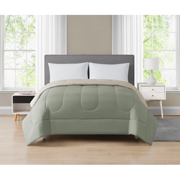Mainstays Green Reversible Comforter Twin