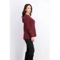 thumbnail image 2 of Style & Co Women's Marled Knit Sweater Red Size Petite, 2 of 3