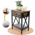 thumbnail image 1 of Buro Mesita de Noche con Cajon Mesita Auxiliar Industrial Nordico, 1 of 9