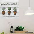 thumbnail image 4 of 2023 Illustrated Wall Calendars 11x11in Thick Paper 12-Month Calendar Great for Organizing Schedules at Home School Office Decorative Hanging Timetable Bundled Mini Writing Tablet & EBK Black Ink Pen, 4 of 7