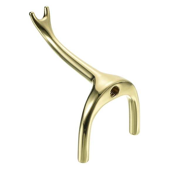 Uxcell Billiard Bridge Head Metal Pool Cue Stick Bridge Billiard Accessories Gold Tone