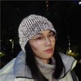 thumbnail image 2 of Qarigey Nuevo Gorro reflectante Gorro de punto Gorro de otoño invierno Gorros cálidos Deportes al aire libre Sombreros de noche Sombreros No.1 Qarigey AP007996-01, 2 of 6