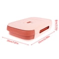 thumbnail image 4 of Wosthever Caja de almacenamiento de huevos Soporte apilable Cocina Contenedor de huevos Organización Reutilizable Congelador Organizador de Mostrada Rosado, 4 of 6