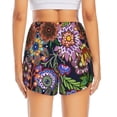 thumbnail image 4 of Fotbe Vintage Floral Womens High Waist Running Shorts Athletic Workout Quick Dry Shorts for Women with Pockets Gym Yoga Summer Shorts-Large, 4 of 9