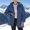 Blue, variant on Plush Teddy Fleece Women's Winter Coat Jacket,Women's Fashion Long Sleeve Solid Color Thickening Cardigan Thicken Jacket Fall Winter Warm Coat Orange S