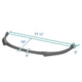 thumbnail image 4 of Spec-D Tuning Matte Black Front Bumper Lip Splitter Spoiler 3PC Compatible with 2018-2021 Kia Stinger, 4 of 7