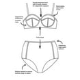 thumbnail image 5 of Swimsuits for All Madame Underwire High Waist Bikini Set, 5 of 6