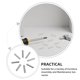 thumbnail image 3 of BESTYASH 50Ud Pivotes Metálicos Para Estantes De Muebles Soporte Resistente Y Fácil Instalación, 3 of 6
