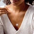 thumbnail image 2 of Ross-Simons 0.75 ct. t.w. Diamond Starburst Necklace in Sterling Silver, Women's, Adult, 2 of 8