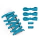 thumbnail image 1 of Uxcell Cintas de Zapatos Sin Nudos, Cintas Elásticas Sin Atar con 2 Hebillas de Metal, Adecuadas para Zapatillas de Adultos y Zapatos de Lona, Color Azul Claro, 1 of 7
