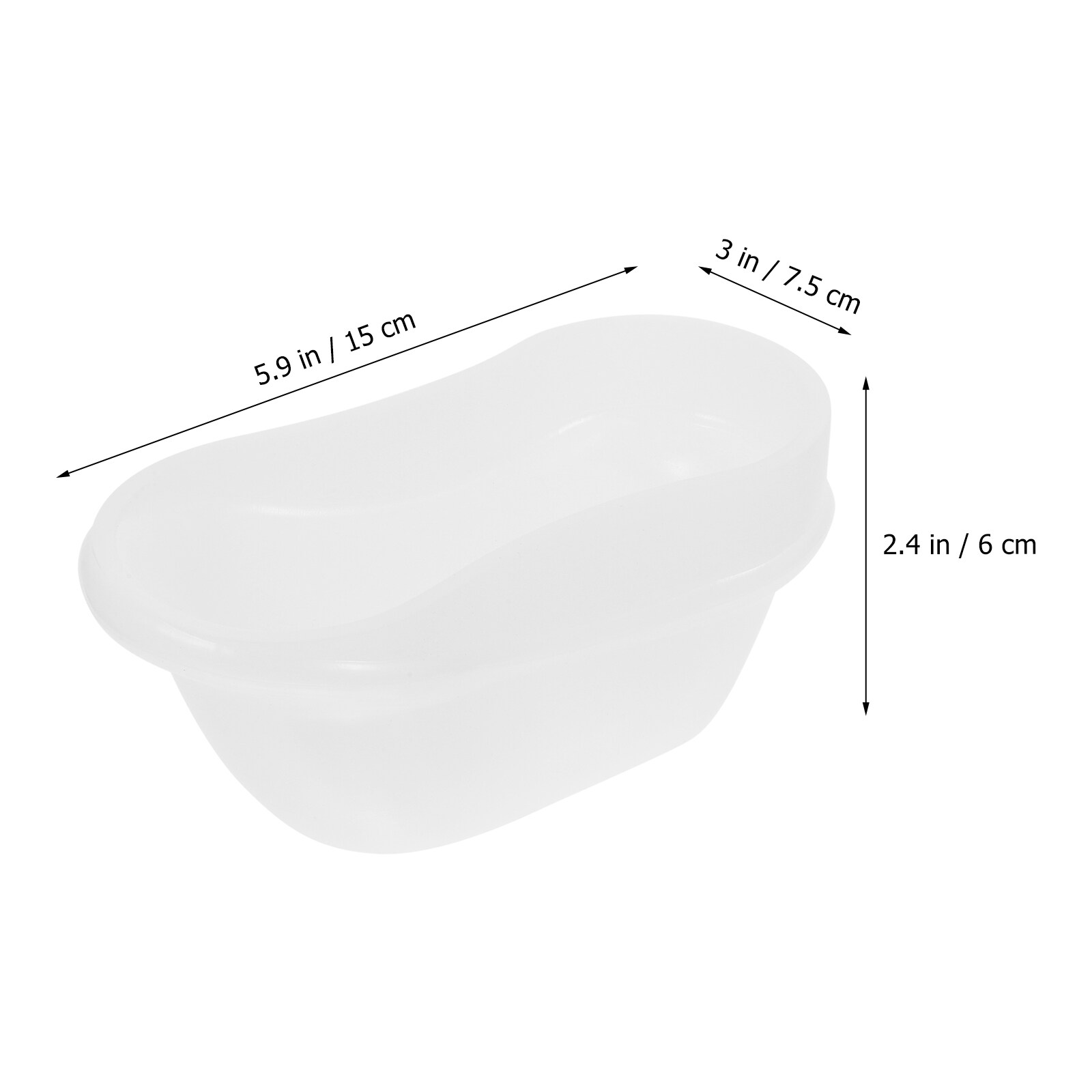 1 Set of Bathtub Casting Mold Silicone Bathtub DIY Mold Crafts Making