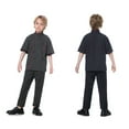 thumbnail image 4 of Toptie Kid's Chef Coat For Cook Uniform Halloween Costume-black with red-6X/7, 4 of 6