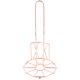 thumbnail image 5 of EeaseMX Soporte de papel para cocina de hierro estilo europeo, soporte metálico para rollos de papel de cocina (dorado), 5 of 8