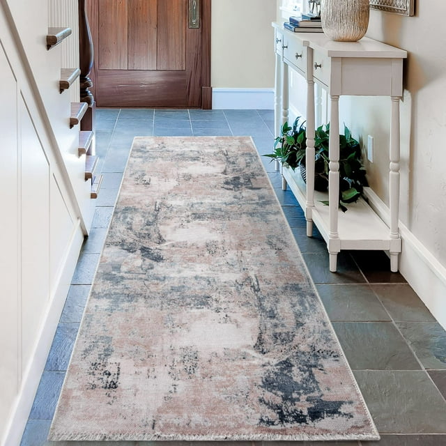 BY COCOON 2'x6' Runner Rug| Carpet Runner Kitchen Rug Kitchen Runner Washable Rug Entryway Rugs Hallway Runner Kitchen Mat Small Rug Runners Rugs for Hallway Non Slip Kitchen Carpet (60 Cm x 180 Cm)