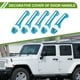 thumbnail image 2 of Cubierta de Manija de Puerta Azul Claro Unique Bargains para Jeep Wrangler JL JLU 2018-2022 Juego de Cubierta de Manija de Maletero Decoración Exterior Trim ABS 1 Juego, 2 of 6