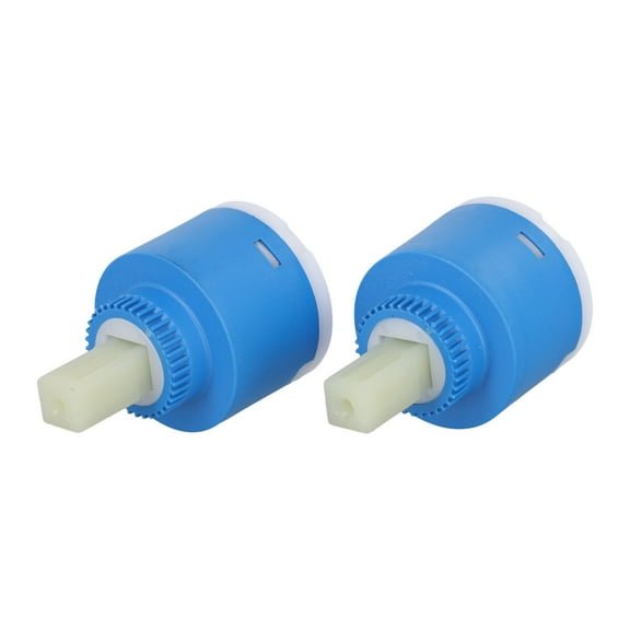 2pc 40mm Ceramic Cartridge for Shower Mixer Tap Replacement Valve