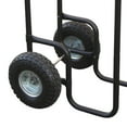 thumbnail image 2 of Landmann Wheeled Firewood Log Transport Carrier Rack Caddy w/ Weatherproof Cover, 2 of 5