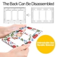 thumbnail image 4 of Yayeee Rocker Switch Wall Plate 1-Gang 4.6"x2.9" Home Decorative Outlet Cover, Vibrant Strawberries, 4 of 6