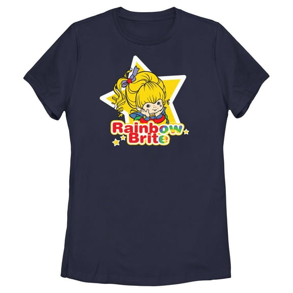 Women's Rainbow Brite Star Portrait Graphic T-Shirt