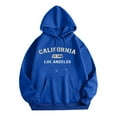 thumbnail image 3 of YUELONGHU Men Casual Xxxl Sweatshirts & Hoodies Mens Hoodies Men's Casual Sports Plus Size Chest Letter Printed Hooded Long Sleeved Hooded Top Zip up Hoodie Men Lightweight, 3 of 4