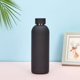 thumbnail image 2 of Bearachild Taza térmica de acero de doble capa, 500ML, gran capacidad, para café, té, termo, deportes, botella de agua caliente, herramientas Suministros térmicos Negro 500 ml (73*224 mm), 2 of 6