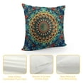 thumbnail image 4 of ONETECH Boho Mandala Floral Throw Pillow Covers Home Deco Pillowcase Square Pillow Case Cushion Cover for Bed Sofa Living Room Car Indoor and Outdoor, 4 of 5