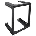 thumbnail image 1 of Wavenet 3001-N 15U Wall Mount 18 in. Deep Open Frame Server Room Rack for 19 in. Network Data Computer Equipment, Black, 1 of 1