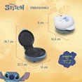 thumbnail image 3 of Waflera Eléctrica Disney Stitch ST-88 con Placa de Aluminio de 12.3 cm, Recubrimiento Antiadherente, Diseño Compacto, Luces Indicadoras y Temperatura Automática,, 3 of 10