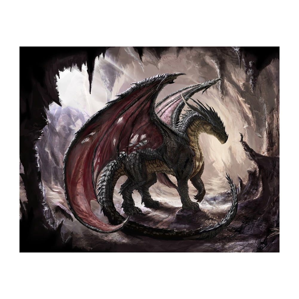 2 Fire Dragon Full Drill 5D Diamond Embroidery Painting Cross Stitch DIY++ 2 Fire Dragon Full Drill 5D Diamond Embroidery Painting Cross Stitch DIY++