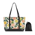 thumbnail image 7 of FORMRS Canvas Laptop Tote Bag for Women with 15.6" Computer Compartments Shoulder Handbag, Citrus Fruits, 7 of 7