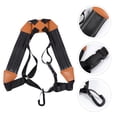 thumbnail image 4 of Saxophone Double Shoulder Strap Universal Saxophone Harness Strap (Black), 4 of 4