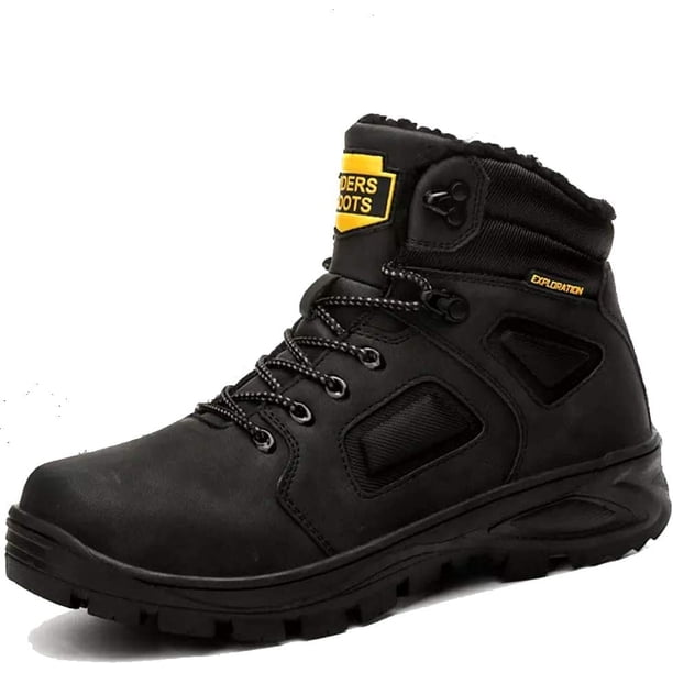 Xishao Zapatos de algodón para Hombres Zapatos de Herramientas Acolchados cálidos y Gruesos Zapatos de Nieve Ligeros y Transpirables Botas de Aventura al Aire Libre duraderas Xishao ropa