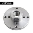 thumbnail image 1 of Wood Lathe Face Plate Fit 1-8Tpi Thread Turning Machine Chuck Flange Faceplate 2/3/4 Inches Lathe Faceplate Power Tool Lathe Acc, 1 of 7
