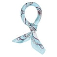 thumbnail image 5 of INSPIRE CHIC Women's Fashionable Floral Graphic Print Silk Square Scarf, 5 of 5