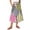 Black, variant on Plaid Printed Skirts for Women Elastic Waist Drawstring Casual Summer Frocks Sky Blue M