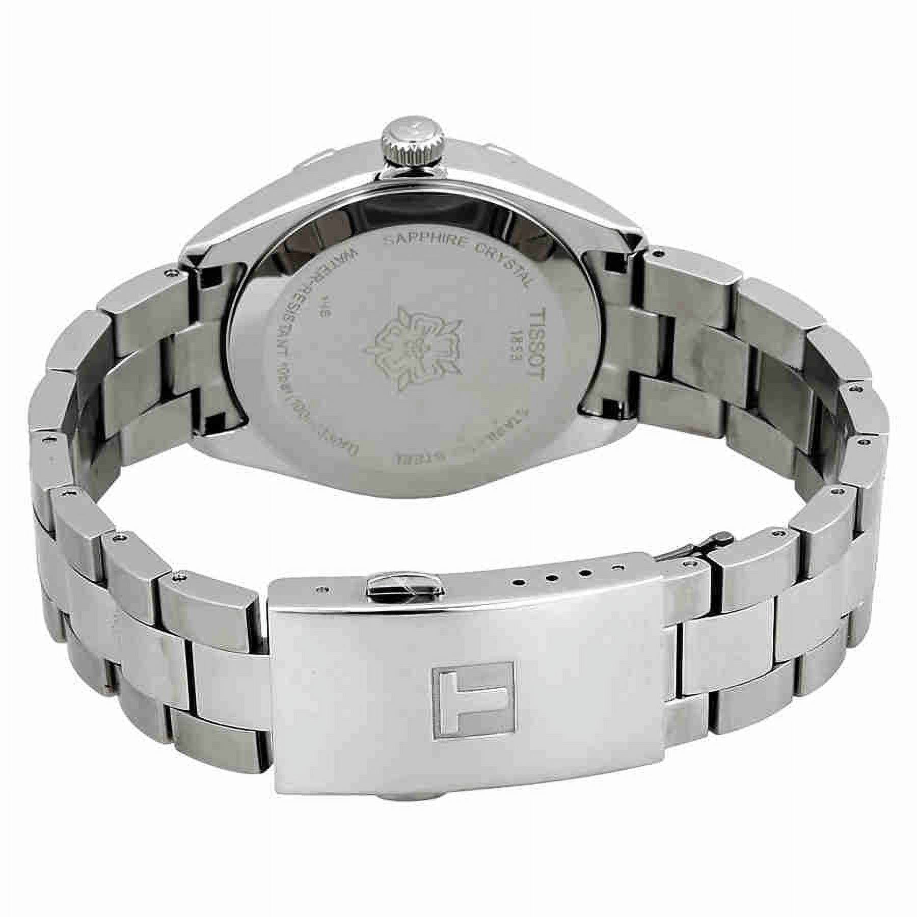 Tissot PR 100 Sport Chic Black Mother of Pearl Dial Ladies 