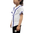 thumbnail image 2 of Lappel Kids Baseball & Softball Button Down Jersey for Children Sports & League Team Uniforms Hipster Shirts Made in USA, 2 of 4