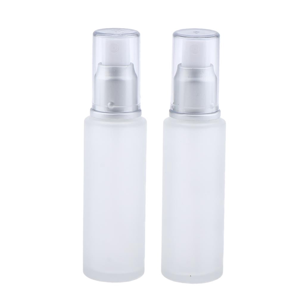 Gazechimp 3x2Pcs Empty Glass Bottles Cosmetic Makeup Travel Lotion Containers 50ml Spray