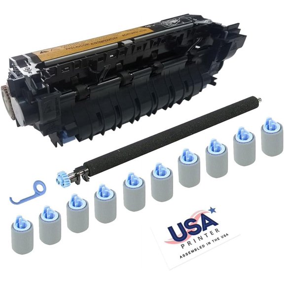 USA Printer CB388A-MTKv1-USA (CB388-67903 CB388-67901) Maintenance Kit for HP LaserJet P4014 P4015 P4515 includes CB506-67901 Fuser, CB506-67903 Transfer Roller, & Tray 2-6 Feed Rollers (110V)