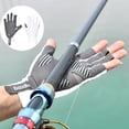 thumbnail image 1 of Guantes para a prueba de golpes ejercicio acolchados Medio Guantes cortos Transpirable para libre Senderismo Camping - M DYNWAVEMX Guantes de ciclismo para dedos, 1 of 8