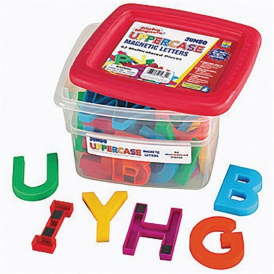 Educational Insights Jumbo Multicolored Uppercase (42 pieces)