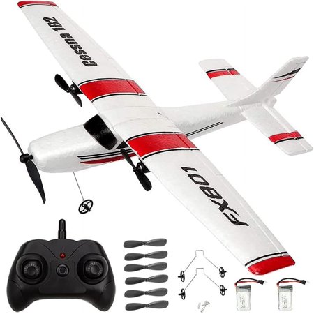 Avion RC 2.4GHZ Double Moteur Epp Mousse Planeur Gyro Système de