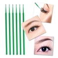 thumbnail image 3 of Kit de extensiones de pestañas postizas Parches para ojos Micro Pinceles de estuches de pinzas 绿色, 3 of 9