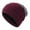 Wine, variant on Winter Hats for Women Fleece Lined Beanie Knit Chunky Womens Snow Cap Winter Fashion Men's And Women's Unisex Outdoor Knitted Warm Protection Cap Coffee