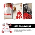 thumbnail image 3 of 1 Set of Kids Cooking Kits Child Kitchen Kits Children Apron Cooking Apron For Kid, 3 of 8