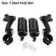 thumbnail image 2 of Speravity 1 par de piezas de repuesto de pedales de 360 ​​grados ajustables de aleación de modificación de Pedal trasero de motocicleta para VT1100 Vehículos, repuestos y accesorios Mis Negro Speravity VI002313-01, 2 of 6