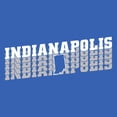 thumbnail image 2 of Indianapolis Retro Repeat - Sports Team City Pride Tailgating T Shirt - Small - Royal, 2 of 6