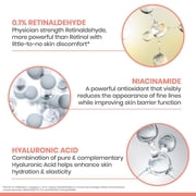 Avene Retrinal 0.05% Multi-Corrective Cream - Retinal Face Cream Formulated with Retinaldehyde, Niacinamide & Hyaluronic Acid - For Wrinkles & Fine Lines, 1.0 fl oz
