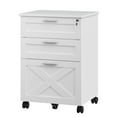 thumbnail image 1 of 3 Drawer Mobile File Cabinet with Lock, Under Desk Wooden Filing Cabinets for Home Office Organizer Letters/Legal/A4, 1 of 9